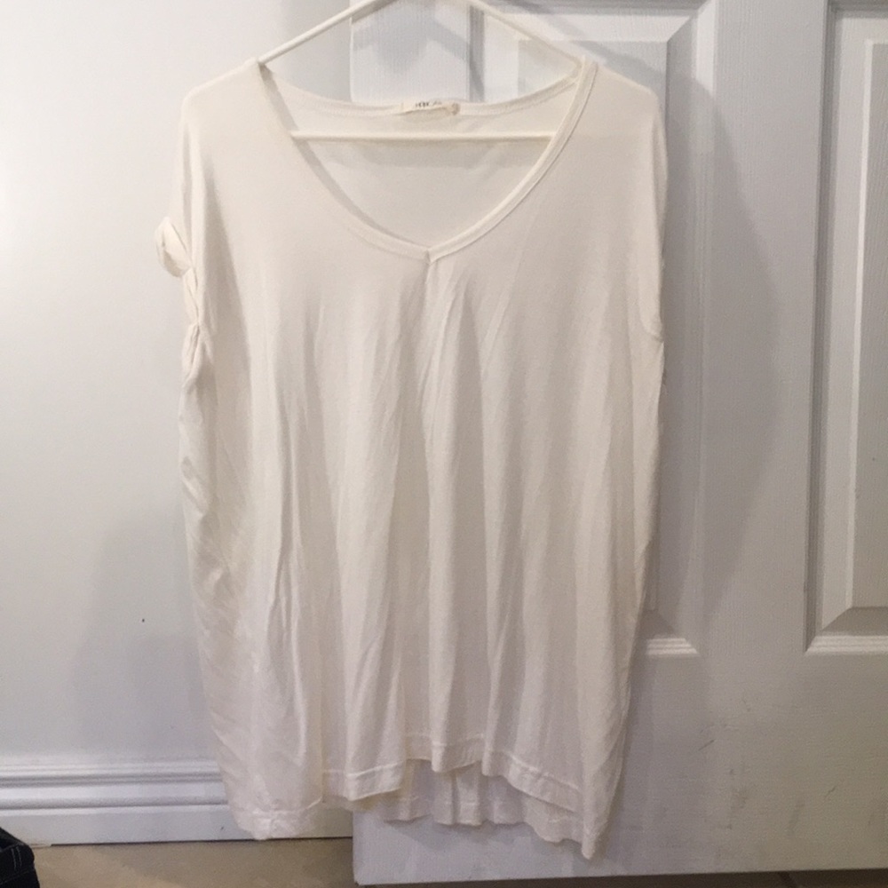cream shirt
